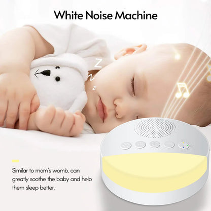 Baby-Weißes-Rauschen-Gerät, USB-wiederaufladbar, mit Zeitschaltuhr